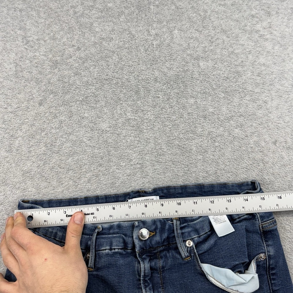 Good American Good Waist High Rise Skinny Jeans Size 18 Distressed - Picture 6 of 11